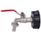 IBC Adapter Water Tank 1/2 &quot;Red Handle Water Garden Brass Bibcock Valve Tap Untuk Irigasi