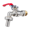 IBC Adapter Water Tank 1/2 &quot;Red Handle Water Garden Brass Bibcock Valve Tap Untuk Irigasi