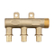 TMOK 3/4 Inch 1 Inch PN16 Three Way Brass Water Manifold Untuk Distributor Air