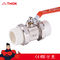 Red Handle Forged Ppr Double Union Ball Valves Untuk Minyak Gas Air