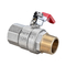DN15 MXF Thread Connected Brass Ball Valve Water Tap Nikel Plating