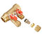 Oil Trumpet 4 Way Plumbing Copper Water Manifold Untuk Distributor Air