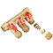 Oil Trumpet 4 Way Plumbing Copper Water Manifold Untuk Distributor Air